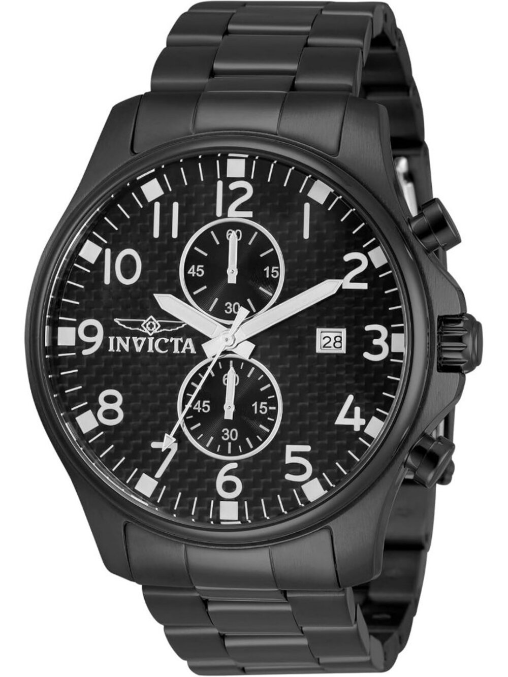 Stylish 48mm Men's Stainless Steel Quartz Watch - Durable & Elegant Design